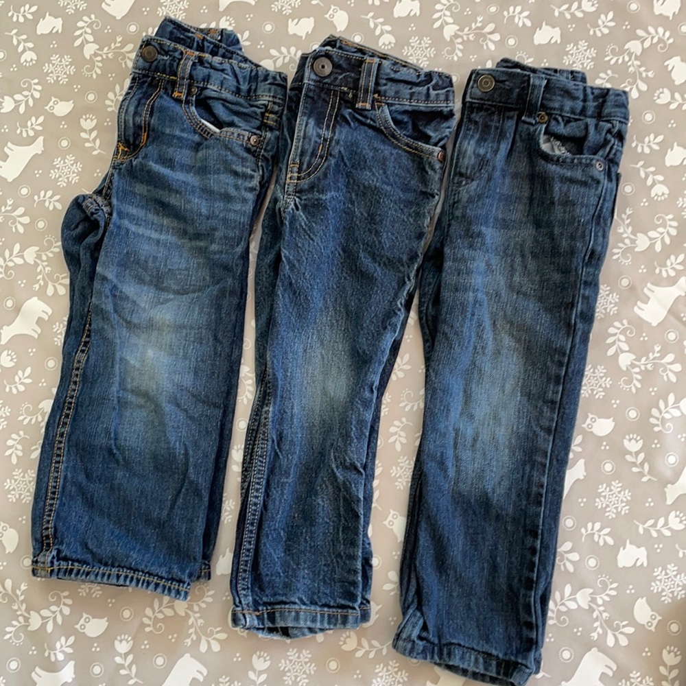 3 pairs of blue Jeans 3T